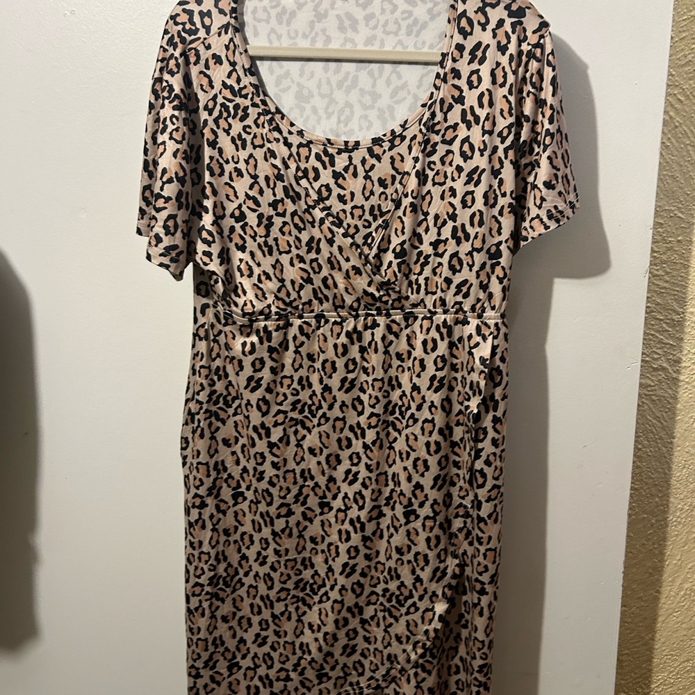 Leopard Print Women's Dress